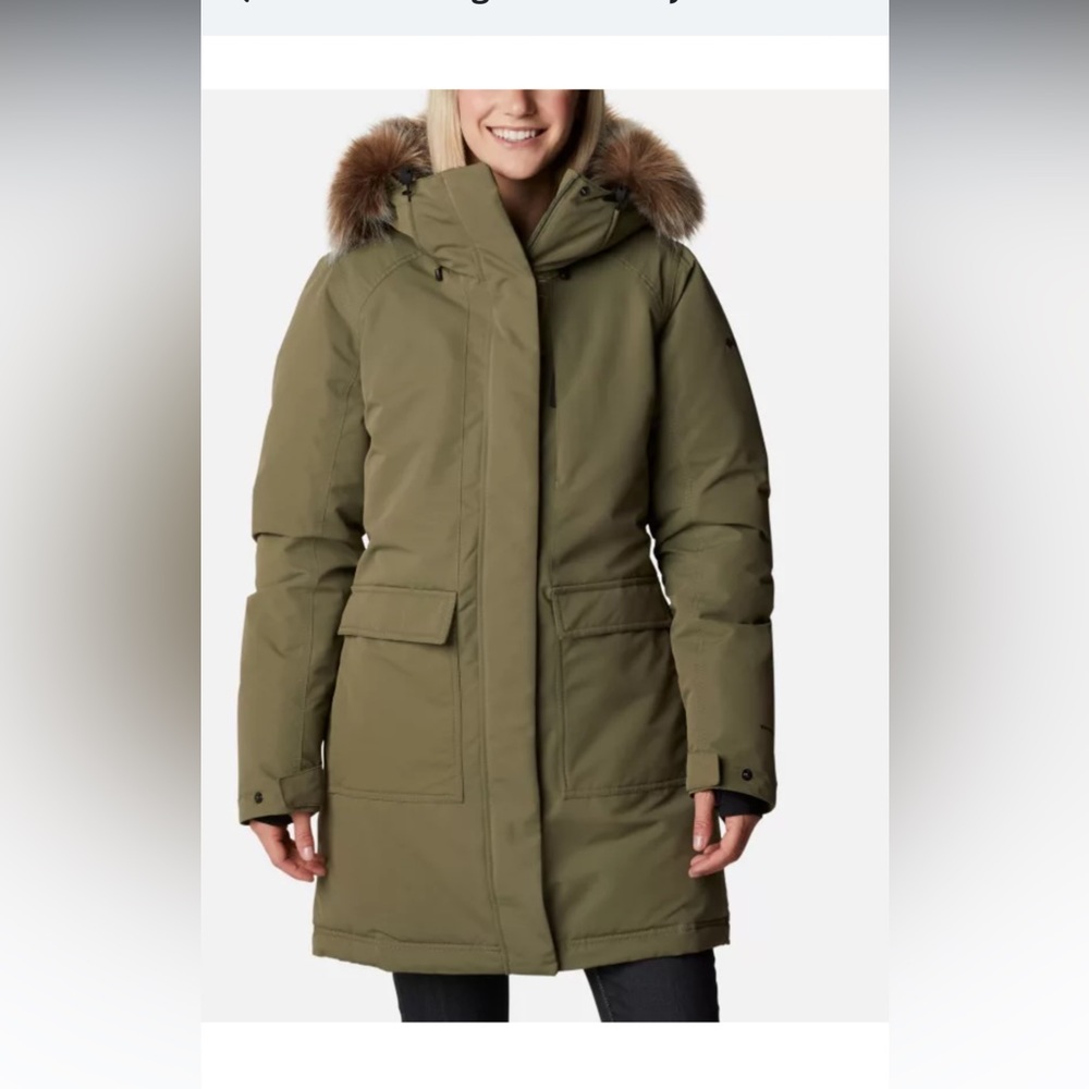 COLUMBIA OMNI HEAT LONG PARKA Size XS